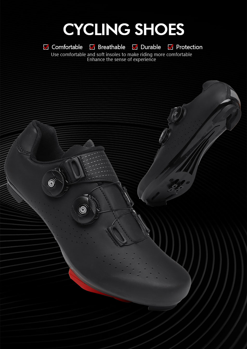 MTB Shoes Men Bicycle Speed Sneakers Flat Road Bike Cycling Shoes Women Cleats Spd Mountain Biking Sneaker Racing Self-locking (1)