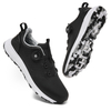 Professional Golf Shoes, Breathable Non-Slip Spiked Golf Footwear with Rotating Buckle