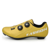Men's Yellow Cycling Shoes, Breathable Mountain Bike Sneakers for Training
