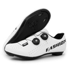 Men's White Mountain Cycling Shoes, BOA Lock SPD Cleats Bike Sneakers