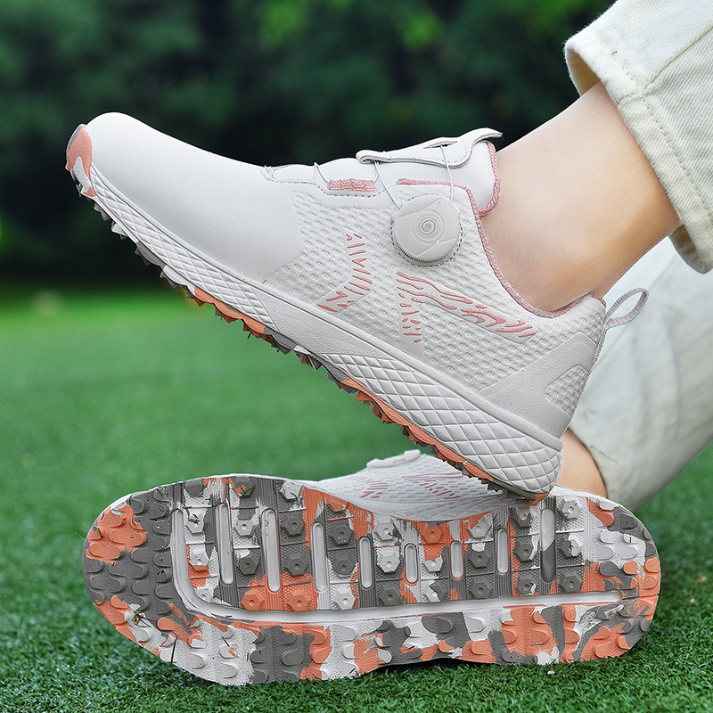 Women’s Twist Closure Golf Shoes Waterproof Lightweight Comfort Sneakers