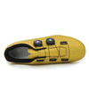 Men's Yellow Cycling Shoes, Breathable Mountain Bike Sneakers for Training