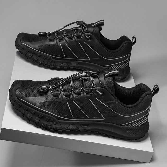 Low Cut Hiking Shoes Mens High Top Hiking Shoes Ankle Support Anti Skid Rugged Outdoor Climbing Footwear Low Cut Hiking Shoes