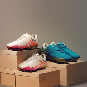 AG Football Boots - Artificial Grass Soccer Cleats with Shock Absorption