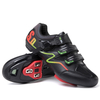 Professional Road Bike Shoes, Durable Leather & Mesh Cycling Sneakers 