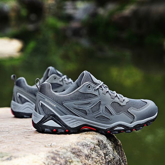 Men's & Women's Outdoor Hiking Footwear, Durable Anti-Slip Walking Shoes for Camping Trekking