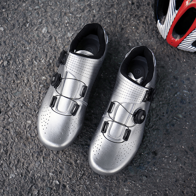 Holographic Cycling Shoes, Professional Breathable Road Bike Footwear for Peloton & Racing