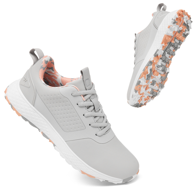 White Knit Golf Sneakers, Lightweight Casual Design for Golf & Daily Wear