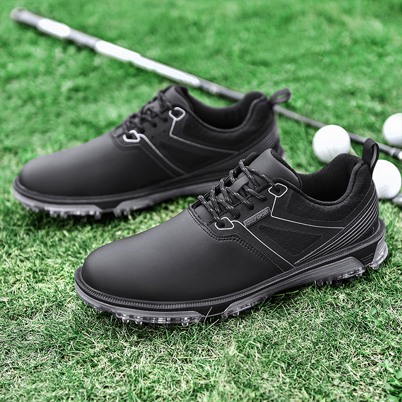 Waterproof Men’s Golf Shoes Durable Supportive Flyknit Golf Footwear