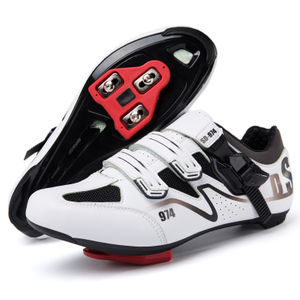 Unisex Indoor Cycling Shoes, Compatible with Look Delta & SPD Cleats, Non-Slip Riding Footwear
