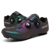Color Changing Road Cycling Shoes for Men, Reflective SPD Cleats Bike Sneakers