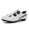 Men's White Mountain Cycling Shoes, BOA Lock SPD Cleats Bike Sneakers