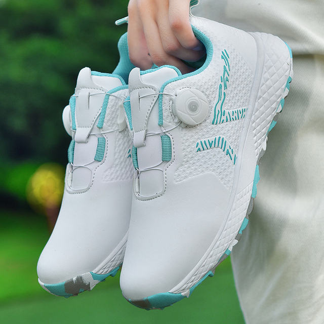 Women’s BOA Dial Golf Shoes Waterproof Spikeless Lightweight Sneakers