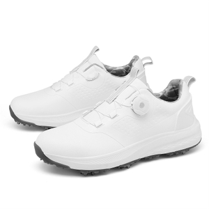 Breathable Flyknit Golf Shoes Twist Closure High Traction All-Weather Footwear