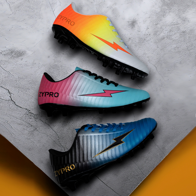 AG Football Boots - Artificial Grass Soccer Cleats with Shock Absorption