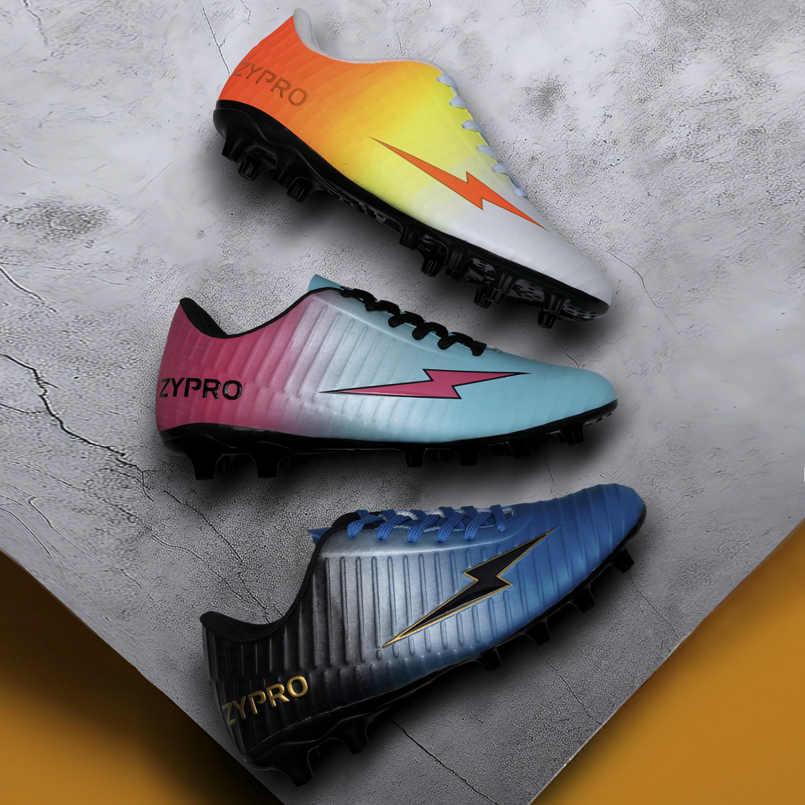 AG Football Boots - Artificial Grass Soccer Cleats with Shock Absorption