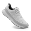 Men's Spikeless Golf Shoes, Breathable Knit Sneakers with Quick-Lock Boa Closure & Non-Slip Traction Sole