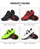 Men's White Road Cycling Shoes, Professional SPD Compatible Bike Shoes