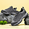 Men's Hiking Shoes, Breathable Suede & Mesh Non-Slip Rubber Outsole Outdoor Trekking Sneakers