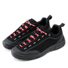 Trail Titan Non-Slip Hiking Shoes for Men – Black with Red-White Laces