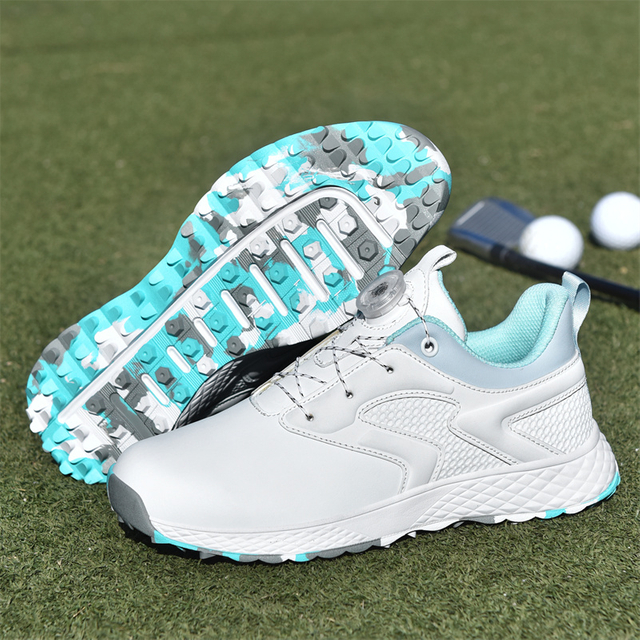 Quick Dial Spikeless Golf Shoes for Men Women | Waterproof Breathable Casual Sneakers