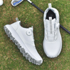 Lightweight Spiked Golf Shoes for Men, Breathable Golf Sneakers for All Weather