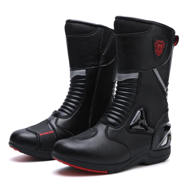 Men's Motorcycle Boots Casual Street Riding Shoes for Daily Commuting