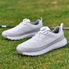 Men's Spikeless Golf Shoes, Breathable Knit Sneakers with Quick-Lock Boa Closure & Non-Slip Traction Sole