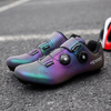 Color Changing Road Cycling Shoes for Men, Reflective SPD Cleats Bike Sneakers