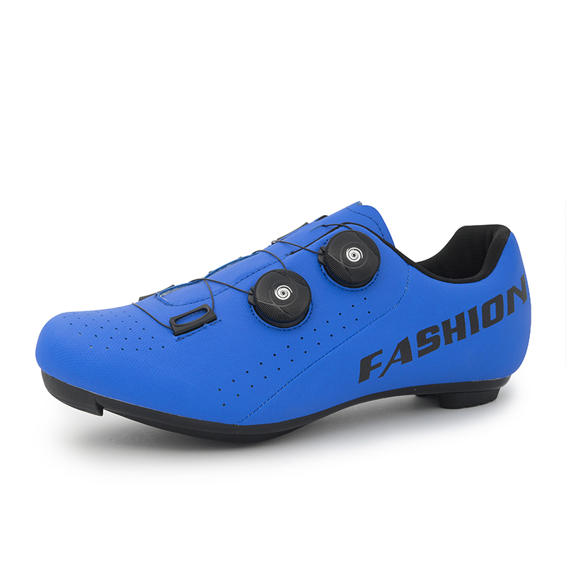Men's Blue MTB Shoes, Durable Off-Road Cycling Footwear for Men